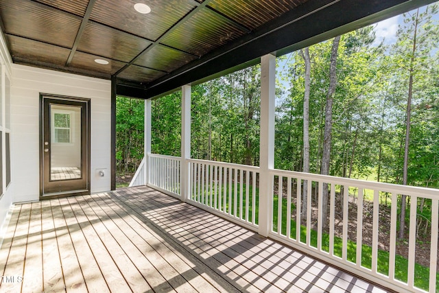 66 Sweet Meadow Ln, Pittsboro, NC 27312 - view of wooden deck