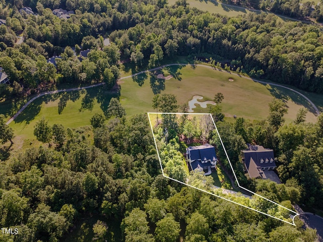 66 Sweet Meadow Ln, Pittsboro, NC 27312 - view of property location featuring a heavily wooded area and property parcel outlined