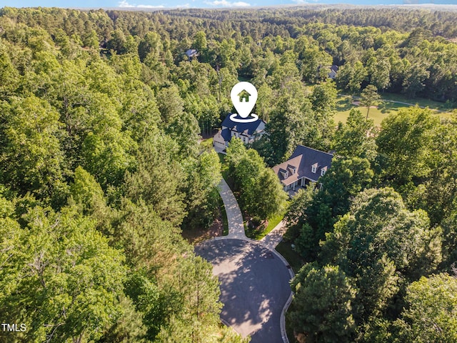 66 Sweet Meadow Ln, Pittsboro, NC 27312 - bird's eye view of a forest