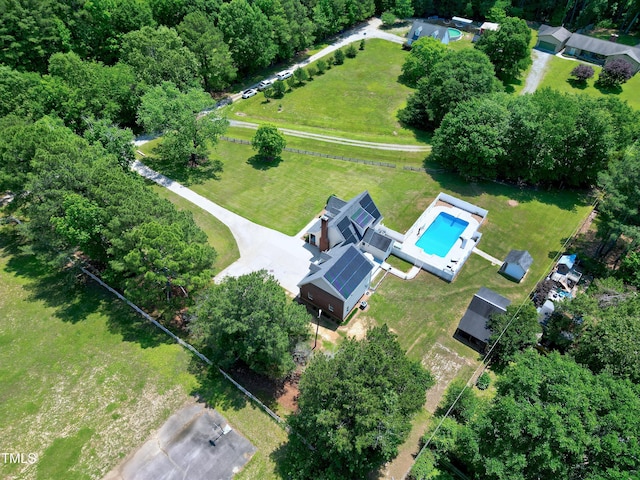 2709 Les Paul Ln, Apex, NC 27539 - bird's eye view of a pool