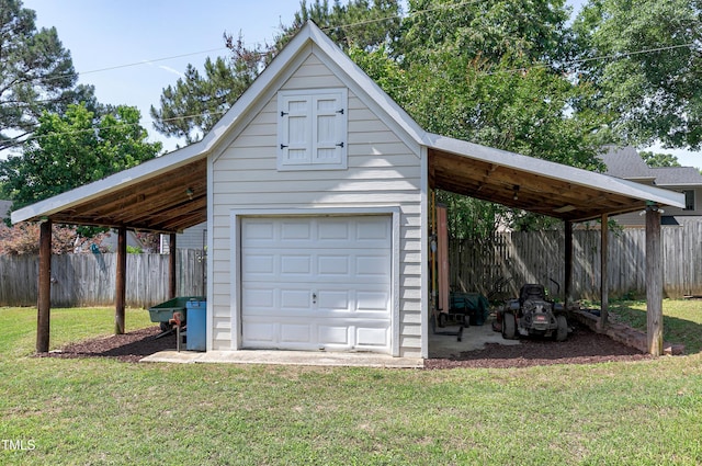 2709 Les Paul Ln, Apex, NC 27539 - garage featuring a detached garage