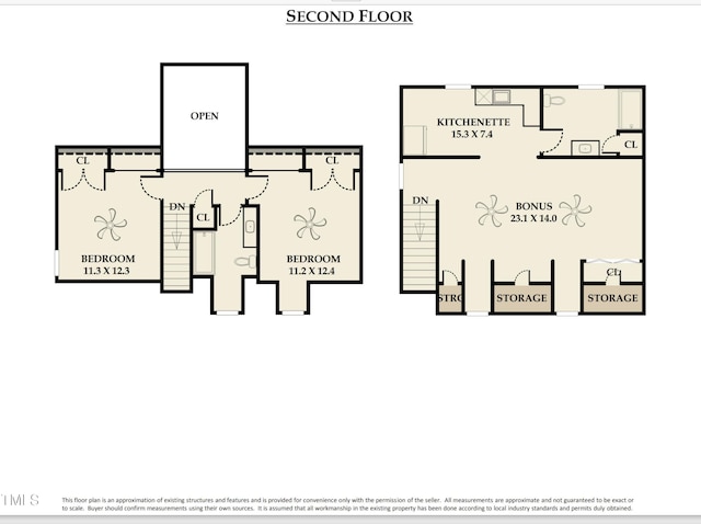 2709 Les Paul Ln, Apex, NC 27539 - home floor plan