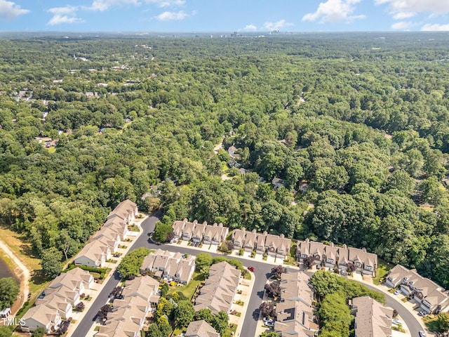 8004 Thrush Ridge Ln, Raleigh, NC 27615 - aerial view of property and surrounding area with nearby suburban area