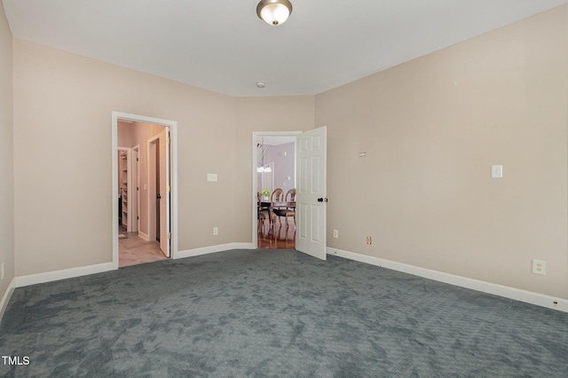8004 Thrush Ridge Ln, Raleigh, NC 27615 - unfurnished bedroom with carpet and baseboards