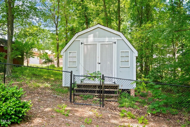 2107 Somers Ave, Burlington, NC 27215 - view of shed with a gate