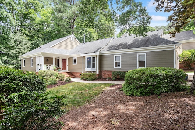 108 Ripplewater Ln, Cary, NC 27518 - single story home with a shingled roof