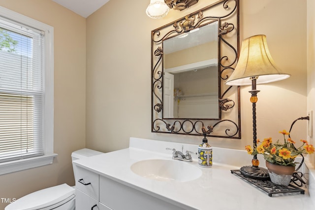 108 Ripplewater Ln, Cary, NC 27518 - bathroom with vanity and toilet