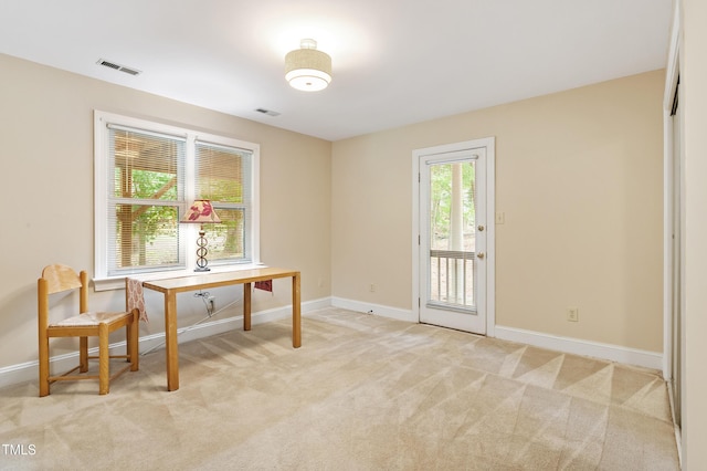 108 Ripplewater Ln, Cary, NC 27518 - office space with baseboards and light colored carpet