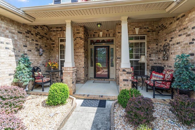 46 Spring Haven Ln, Willow Springs, NC 27592 - property entrance with covered porch and brick siding