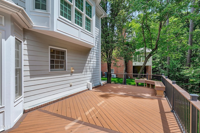 225 Midenhall Way, Cary, NC 27513 - view of wooden terrace