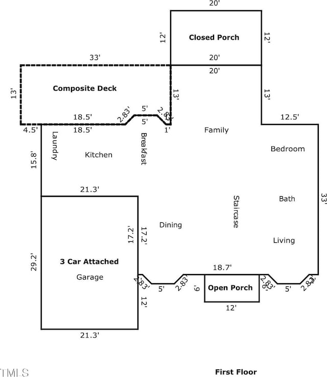 225 Midenhall Way, Cary, NC 27513 - property floor plan