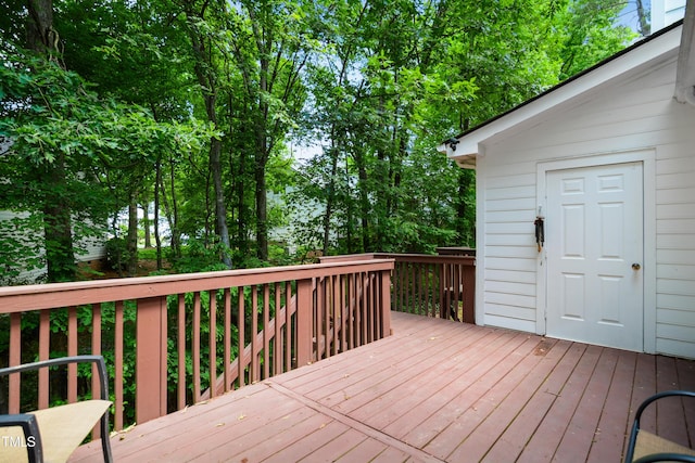 114 Colchis Ct, Cary, NC 27513 - view of wooden terrace
