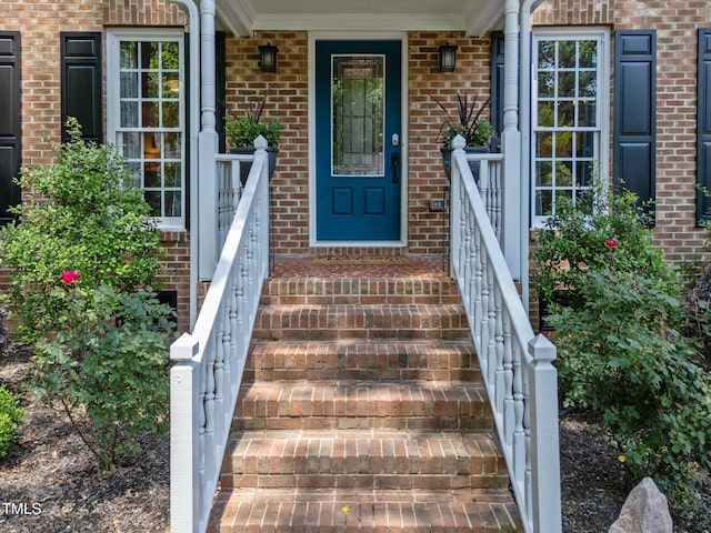 2901 Ceremonial Ct, Raleigh, NC 27615 - property entrance featuring brick siding