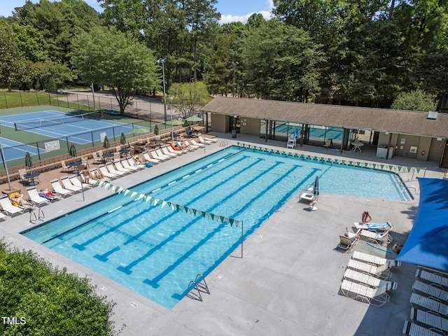 2901 Ceremonial Ct, Raleigh, NC 27615 - community pool featuring a patio