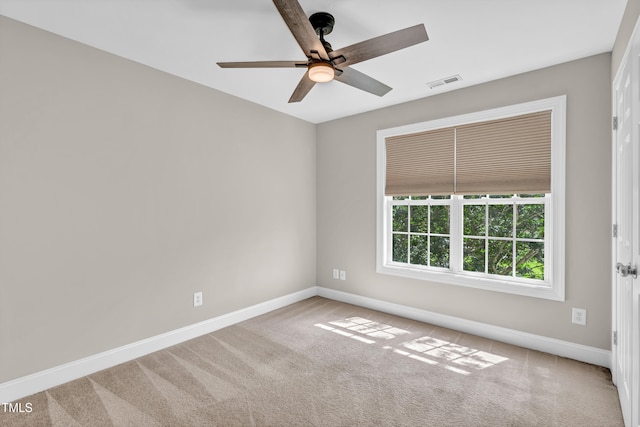 8140 Consella Way, Willow Springs, NC 27592 - carpeted empty room with a ceiling fan and baseboards