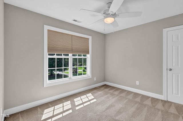 8140 Consella Way, Willow Springs, NC 27592 - empty room featuring carpet, baseboards, and a ceiling fan