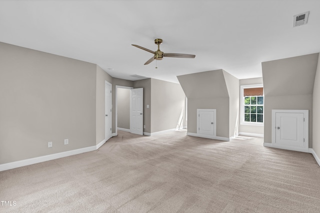 8140 Consella Way, Willow Springs, NC 27592 - bonus room with ceiling fan, light carpet, and baseboards