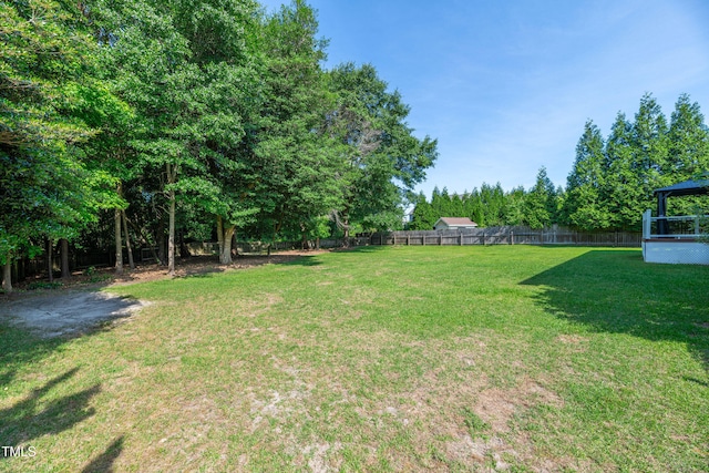 8140 Consella Way, Willow Springs, NC 27592 - view of yard featuring a gazebo