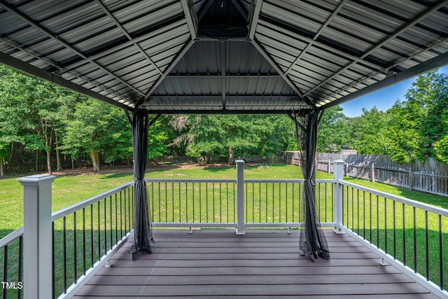 8140 Consella Way, Willow Springs, NC 27592 - deck featuring a gazebo