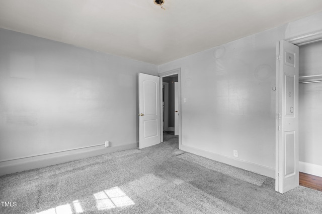1818 Cecil St, Durham, NC 27707 - unfurnished bedroom featuring carpet flooring and a closet