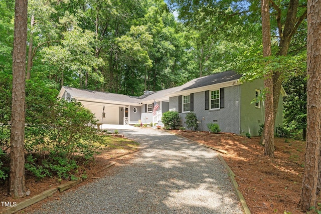 815 Walter Bright Rd, Sanford, NC 27330 - single story home featuring driveway, brick siding, and a garage