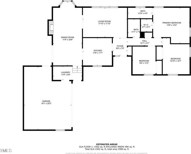 815 Walter Bright Rd, Sanford, NC 27330 - room layout