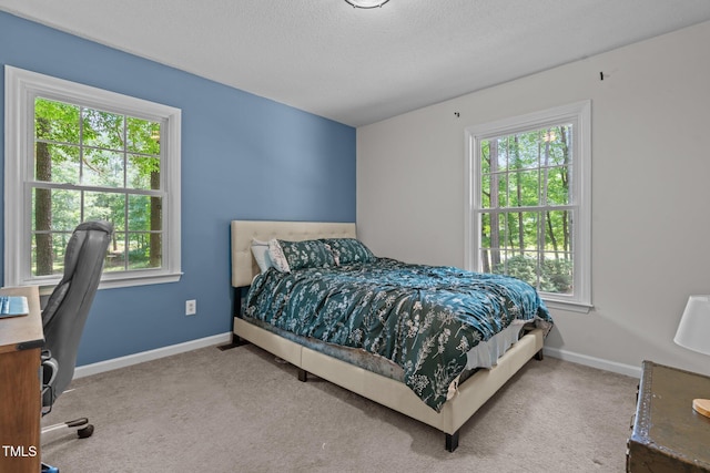 815 Walter Bright Rd, Sanford, NC 27330 - bedroom featuring carpet flooring, baseboards, and a textured ceiling