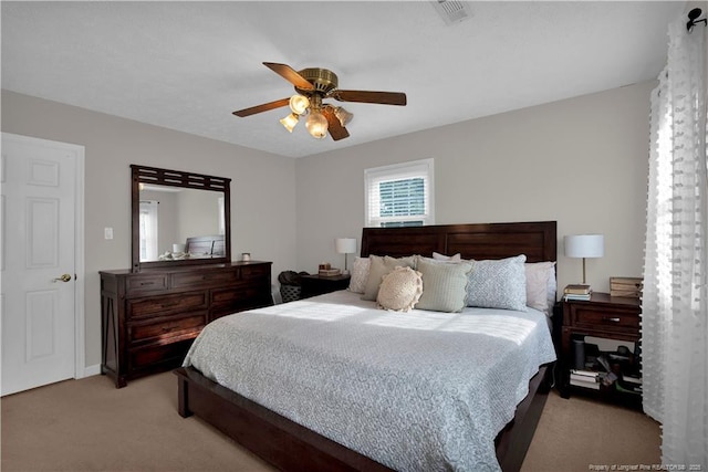 4101 Vann Dr, Lumberton, NC 28358 - carpeted bedroom with ceiling fan and baseboards