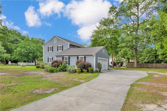 4101 Vann Dr, Lumberton, NC 28358 - traditional-style home featuring an attached garage and driveway