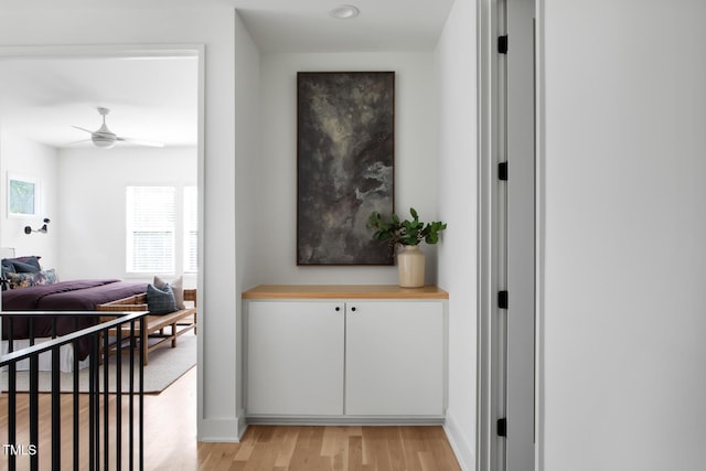 1405 Watts St, Durham, NC 27701 - hall with light wood-style flooring