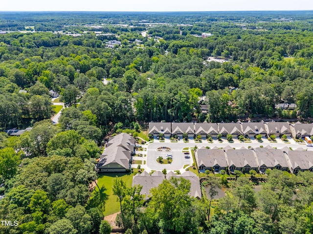 192 Glenpark Pl, Cary, NC 27511 - aerial perspective of suburban area with a heavily wooded area