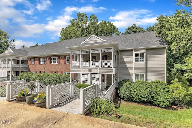 501 Gooseneck Dr Unit B2, Cary, NC 27513 - view of front of house featuring roof with shingles