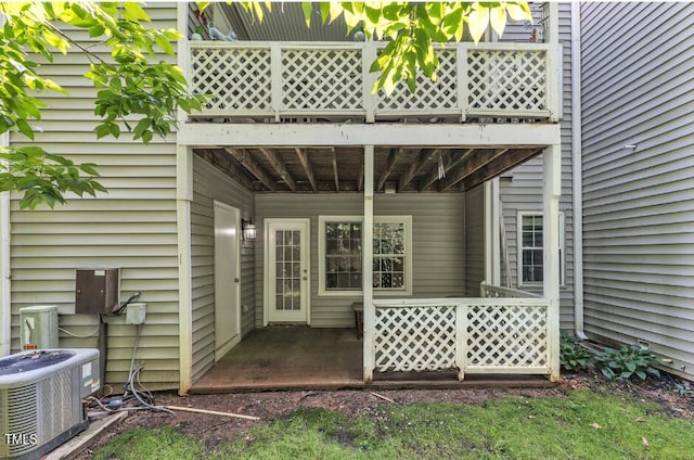 501 Gooseneck Dr Unit B2, Cary, NC 27513 - rear view of property with central air condition unit