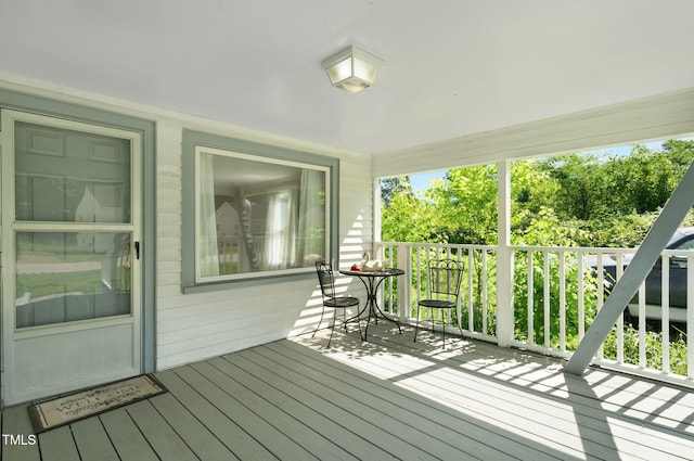 441 Cedar St, Henderson, NC 27536 - view of wooden terrace