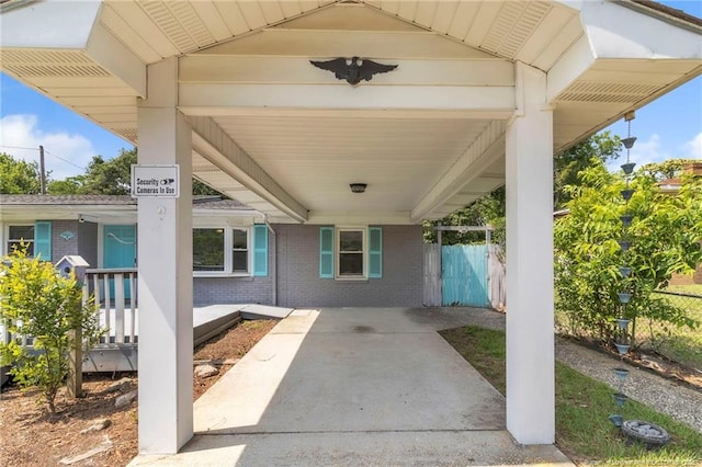 5409 S Sumac Cir, Fayetteville, NC 28304 - view of patio with a carport