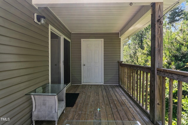 5134 Greenville Loop Rd Apt D, Wilmington, NC 28409 - view of wooden terrace