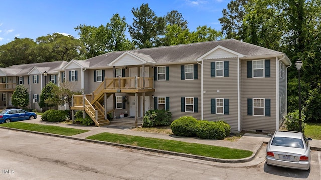 5134 Greenville Loop Rd Apt D, Wilmington, NC 28409 - view of property with crawl space and a shingled roof