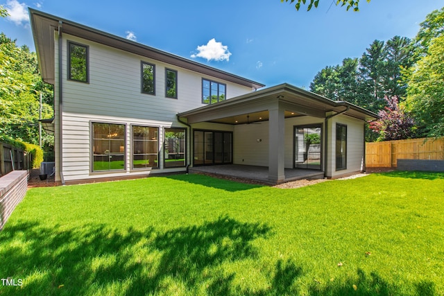 2805 Van Dyke Ave, Raleigh, NC 27607 - rear view of property with a patio and central air condition unit