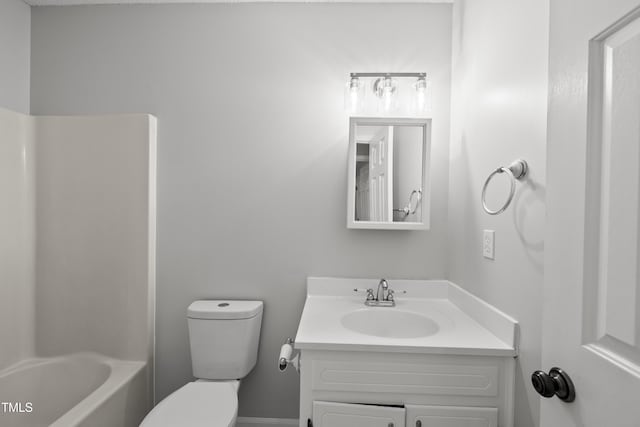 6009 Shadow Moss Cir, Raleigh, NC 27603 - full bathroom featuring toilet, vanity, and shower / tub combination
