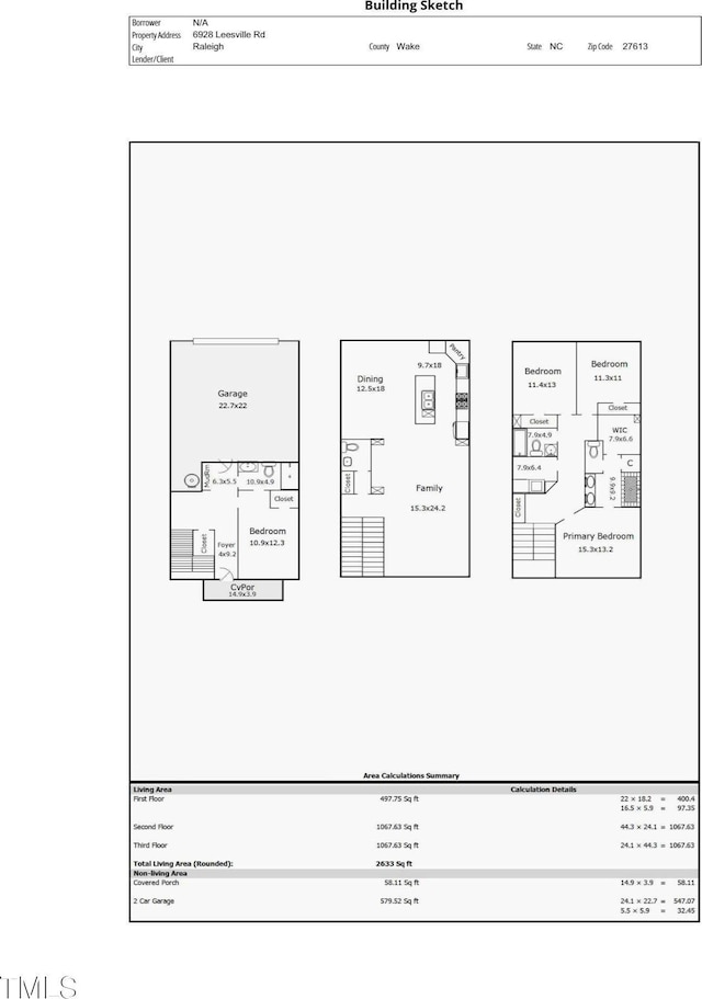 6928 Leesville Rd, Raleigh, NC 27613 - view of property floor plan