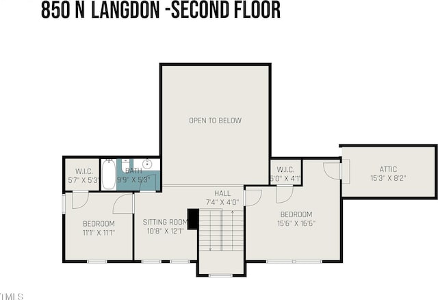850 N Langdon, Pittsboro, NC 27312 - property floor plan