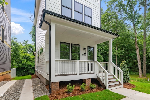 1621 Ella Wiggins Way, Raleigh, NC 27603 - view of front of house with a porch