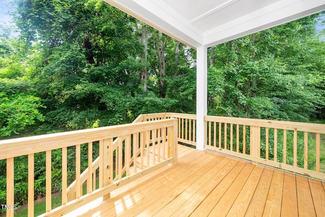 1621 Ella Wiggins Way, Raleigh, NC 27603 - view of wooden deck