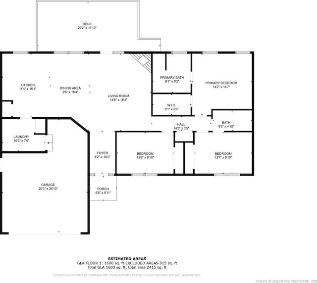 21 Dinghy Dr, Sanford, NC 27332 - property floor plan