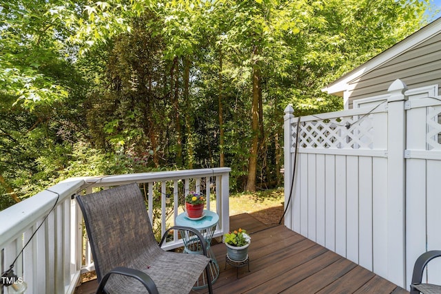 34 Tannenbaum Cir, Greensboro, NC 27410 - view of deck