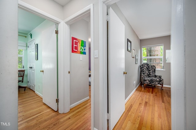 903 W Maynard Ave, Durham, NC 27704 - hallway with light wood finished floors and baseboards