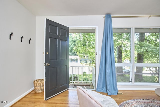 903 W Maynard Ave, Durham, NC 27704 - foyer with light wood-type flooring and healthy amount of natural light