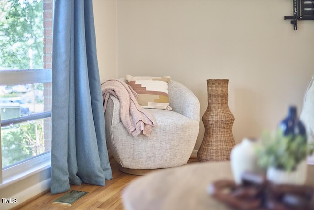 903 W Maynard Ave, Durham, NC 27704 - sitting room featuring plenty of natural light and wood finished floors