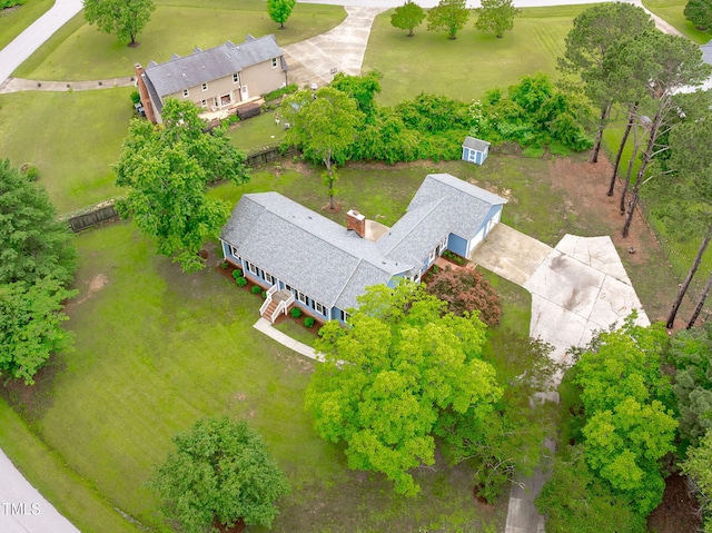5804 Heathill Ct, Raleigh, NC 27603 - aerial view of property and surrounding area