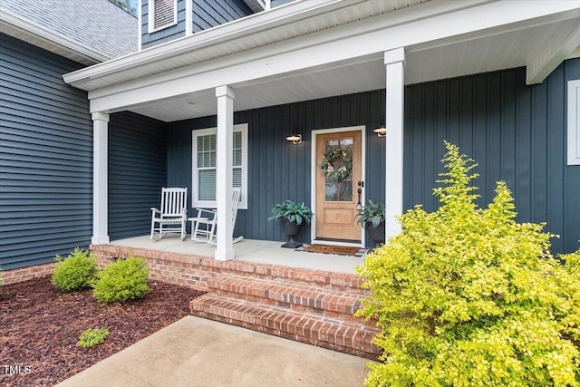 210 Sorrel Dr, Franklinton, NC 27525 - doorway to property with covered porch